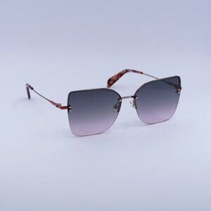 Kate Spade ARIELLA/G/S 0AU2 UQ Sunglasses Gold Butterfly Frame, Burgundy Lenses